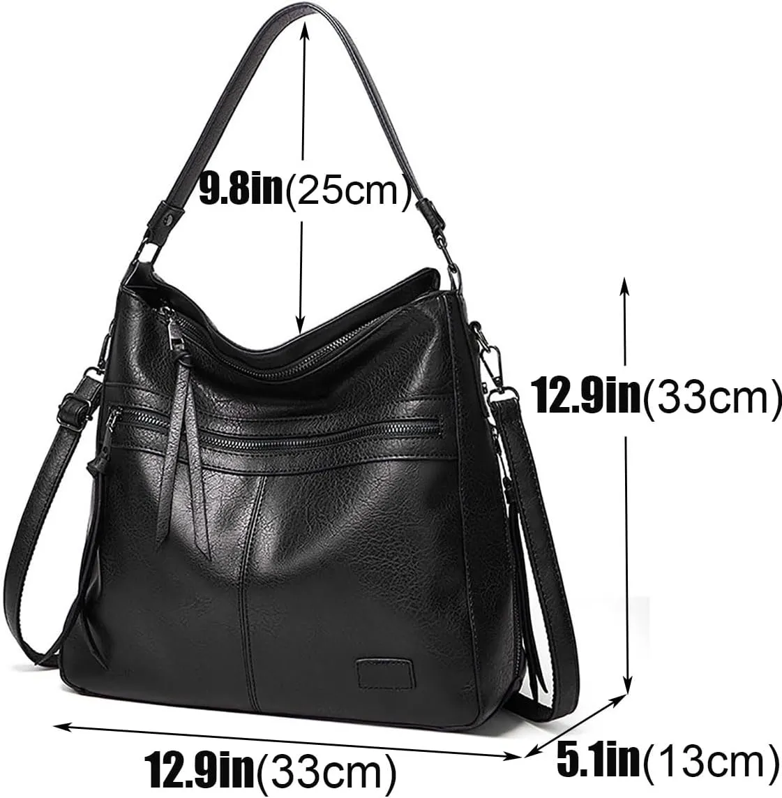 Handbags for Women Large Designer Ladies Hobo Bag Bucket Purse PU Leather Crossbody Bags