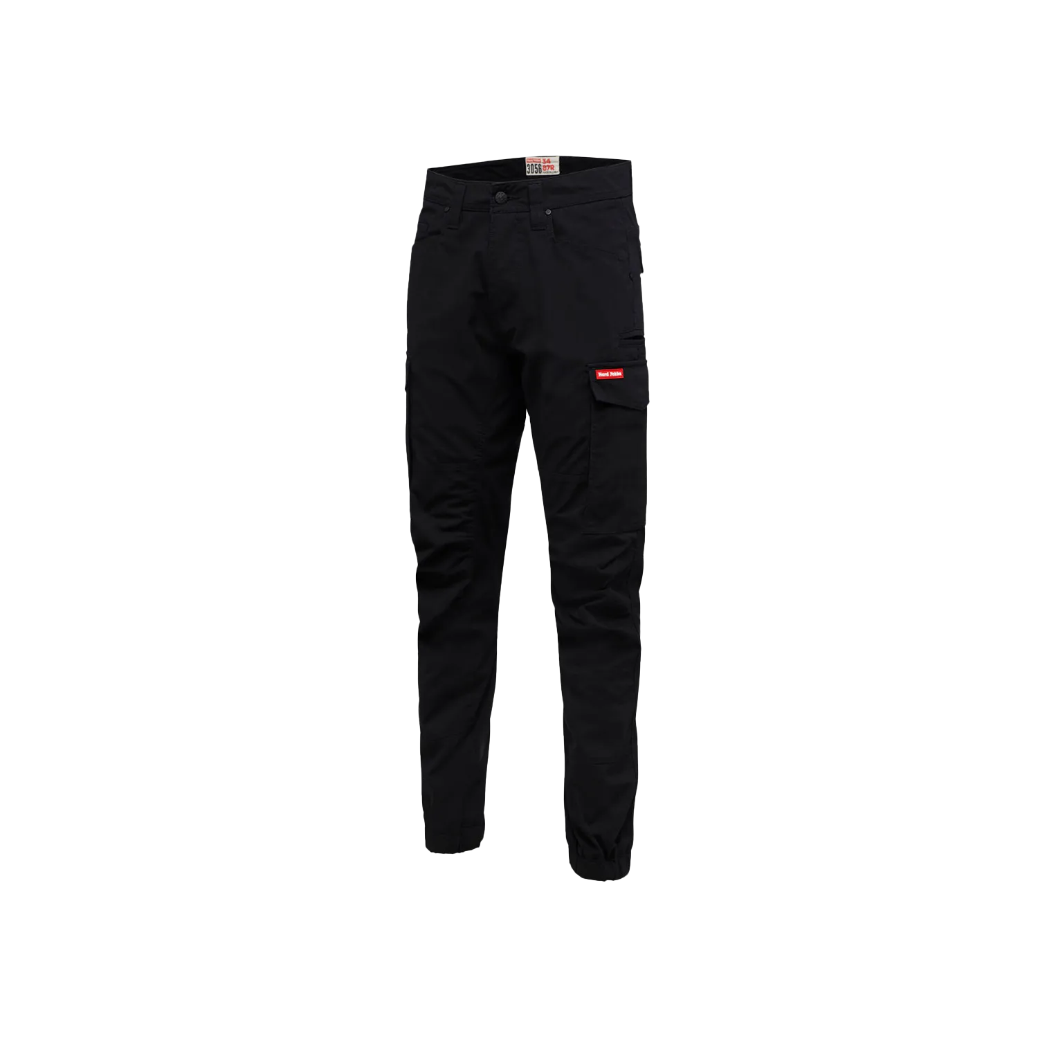 Hard Yakka Men's 3056 Cargo Pants with Cuff - Black
