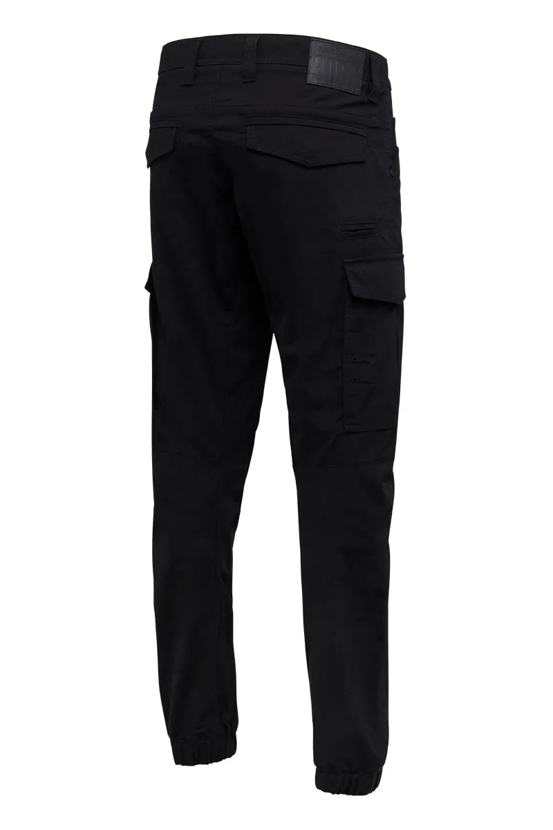 Hard Yakka Men's 3056 Cargo Pants with Cuff - Black