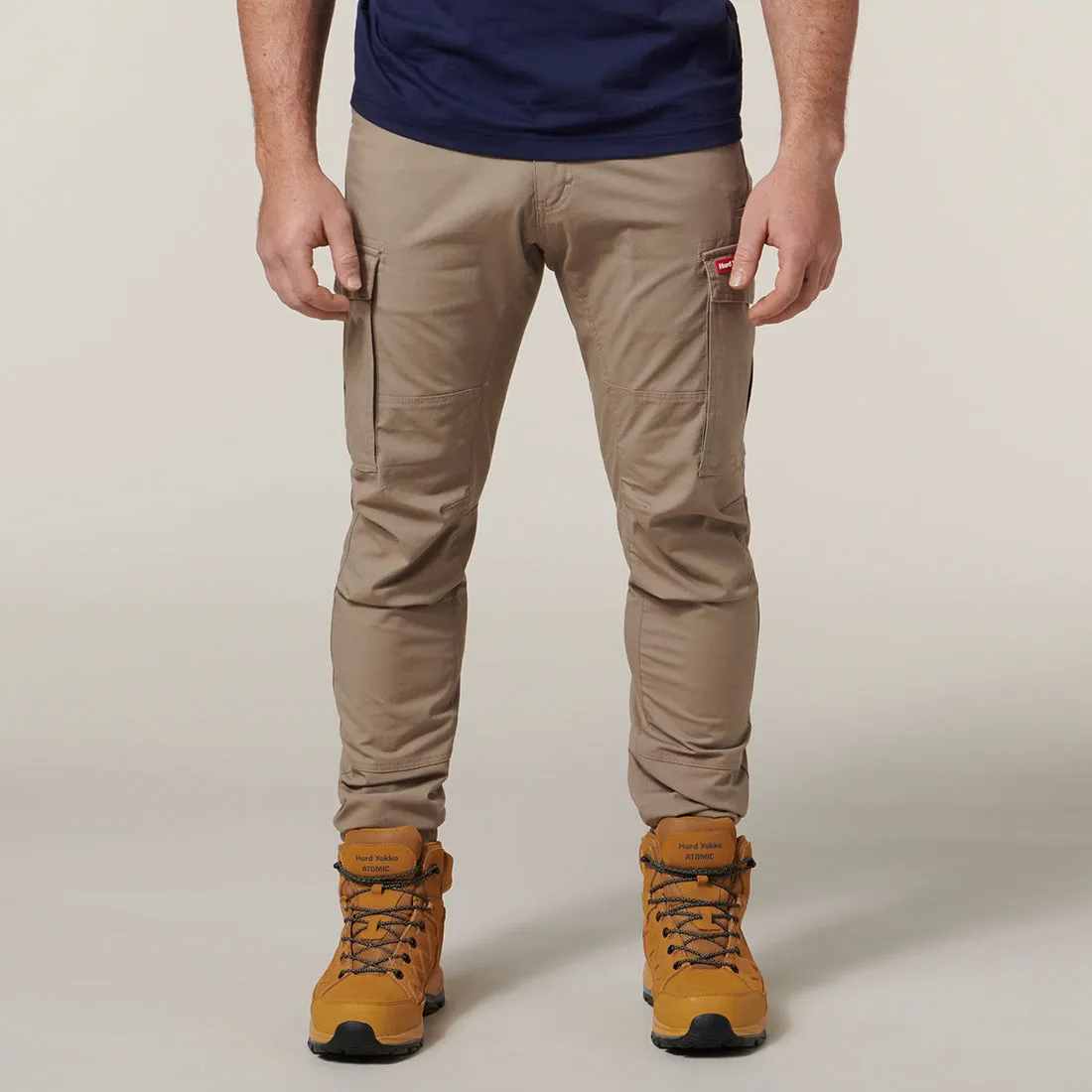 Hard Yakka Men's 3056 Cargo Pants with Cuff - Desert