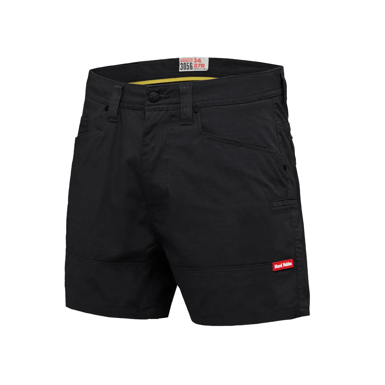 Hard Yakka Men's 3056 Ripstop Short - Black