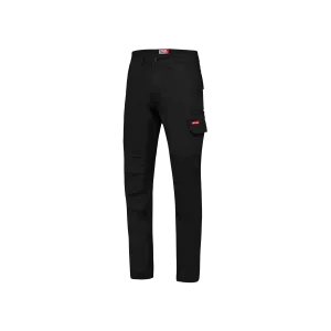 Hard Yakka Men's 3056 Stretch Canvas Cargo Pants - Black