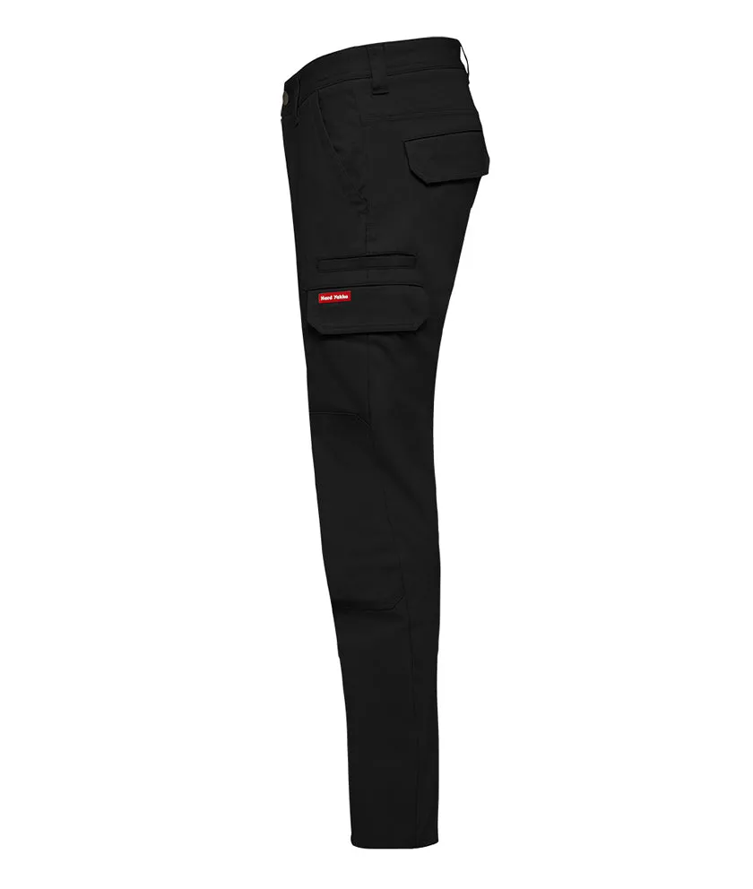 Hard Yakka Men's 3056 Stretch Canvas Cargo Pants - Black