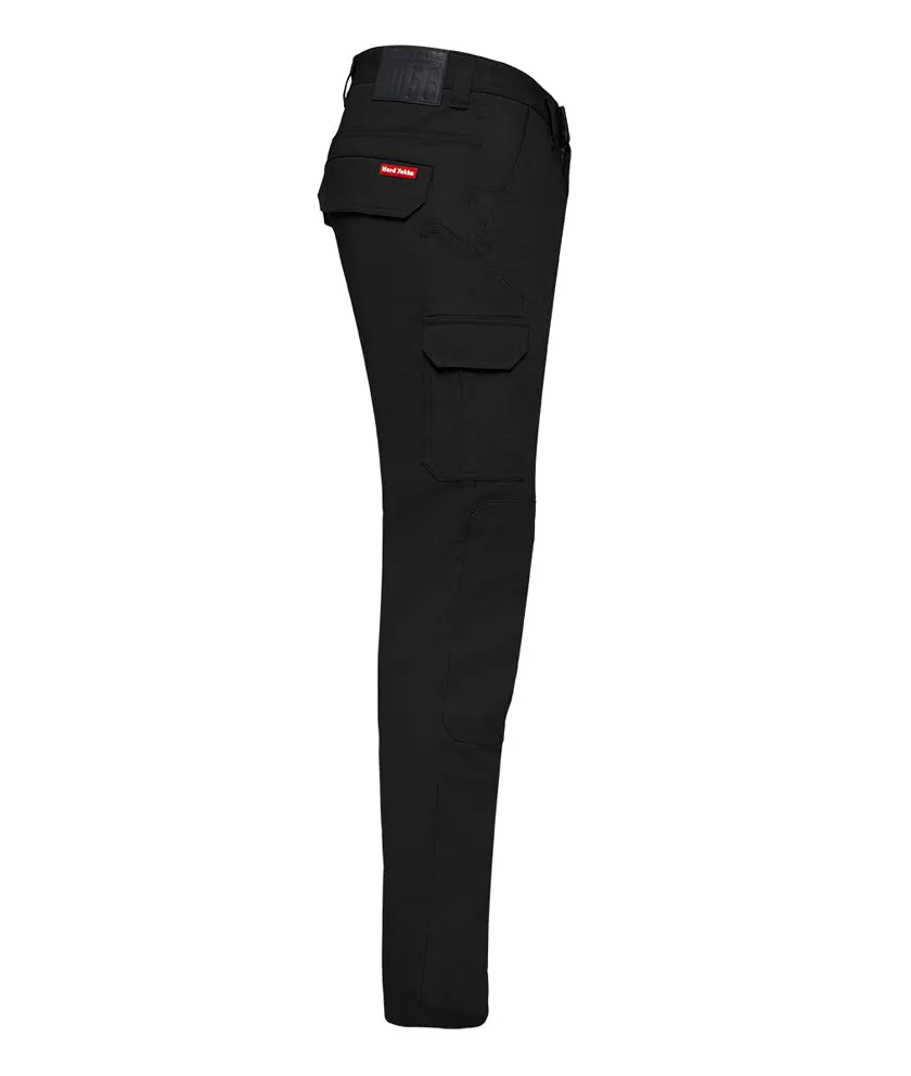 Hard Yakka Men's 3056 Stretch Canvas Cargo Pants - Black