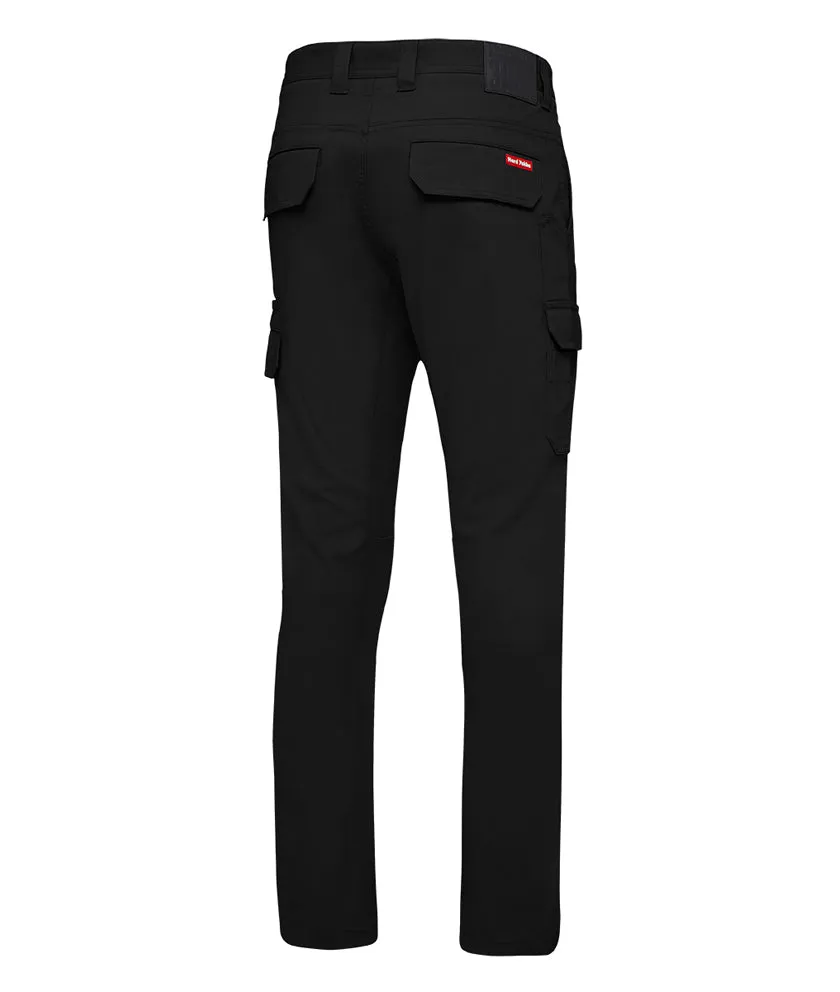 Hard Yakka Men's 3056 Stretch Canvas Cargo Pants - Black