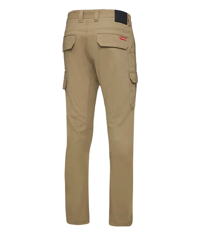 Hard Yakka Men's 3056 Stretch Canvas Cargo Pants - Khaki