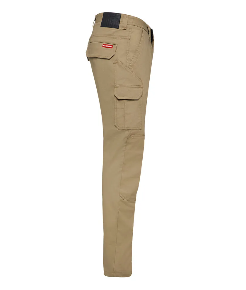 Hard Yakka Men's 3056 Stretch Canvas Cargo Pants - Khaki