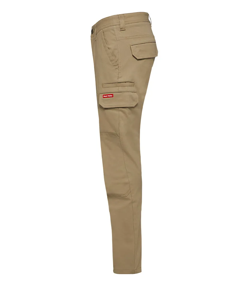 Hard Yakka Men's 3056 Stretch Canvas Cargo Pants - Khaki