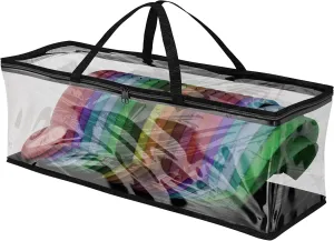 Hat Storage For Baseball Caps, Hat Organizer, Baseball Cap Organizer, Case, Holder, Box, Bag, Container, Keeper, Estuche para Gorras, Tote, Travel Carrier, For Men, Fitted, Plastic, Clear, Fits 22