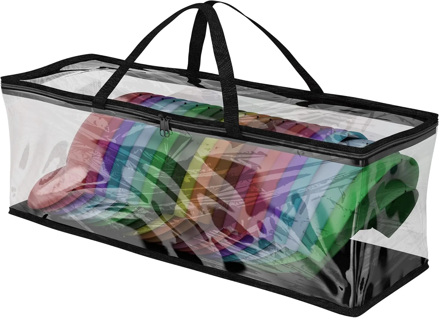Hat Storage For Baseball Caps, Hat Organizer, Baseball Cap Organizer, Case, Holder, Box, Bag, Container, Keeper, Estuche para Gorras, Tote, Travel Carrier, For Men, Fitted, Plastic, Clear, Fits 22