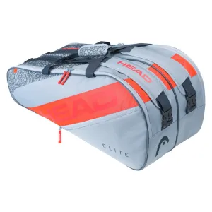 HEAD Elite 9R Tennis Racket Bag - Grey Orange