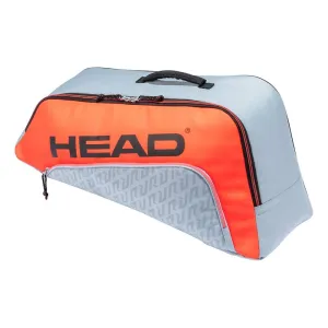 HEAD Junior Combi Rebel 6 Racket Tennis Bag - Grey / Orange