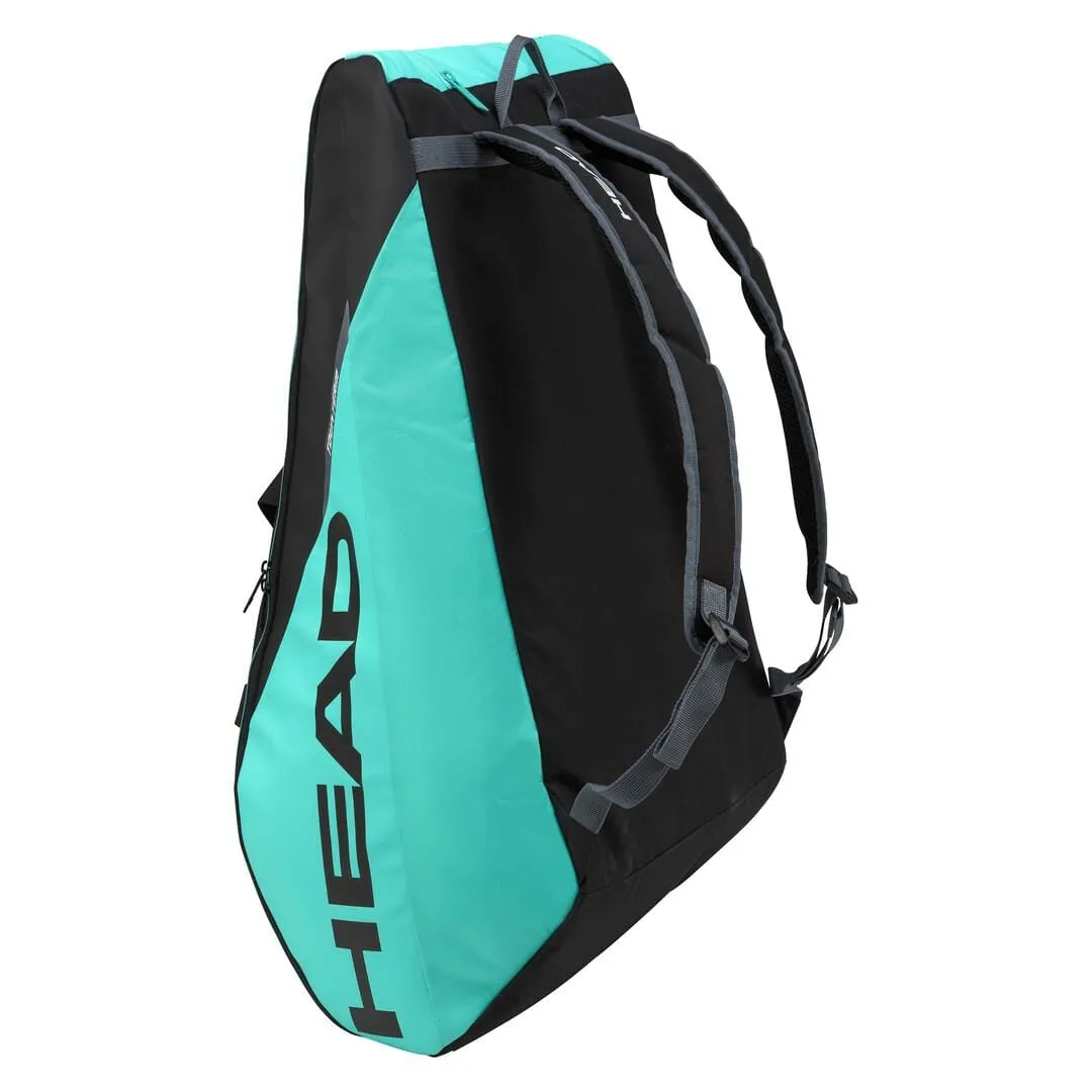 HEAD Tour Team 12R Monstercombi 12 Racket Tennis Bag - Black / Mint