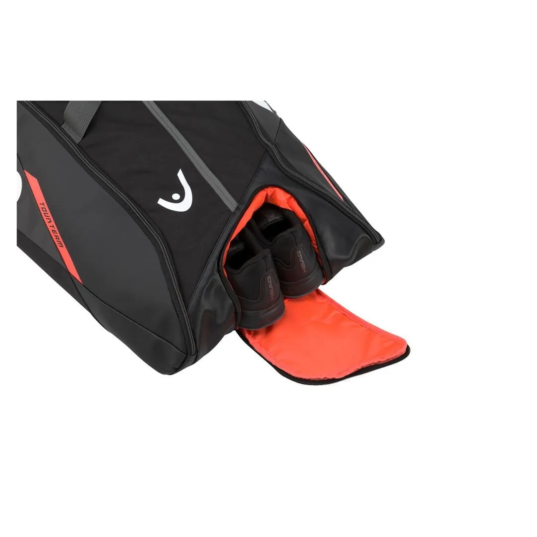 HEAD Tour Team 12R Monstercombi 12 Racket Tennis Bag - Black / Orange