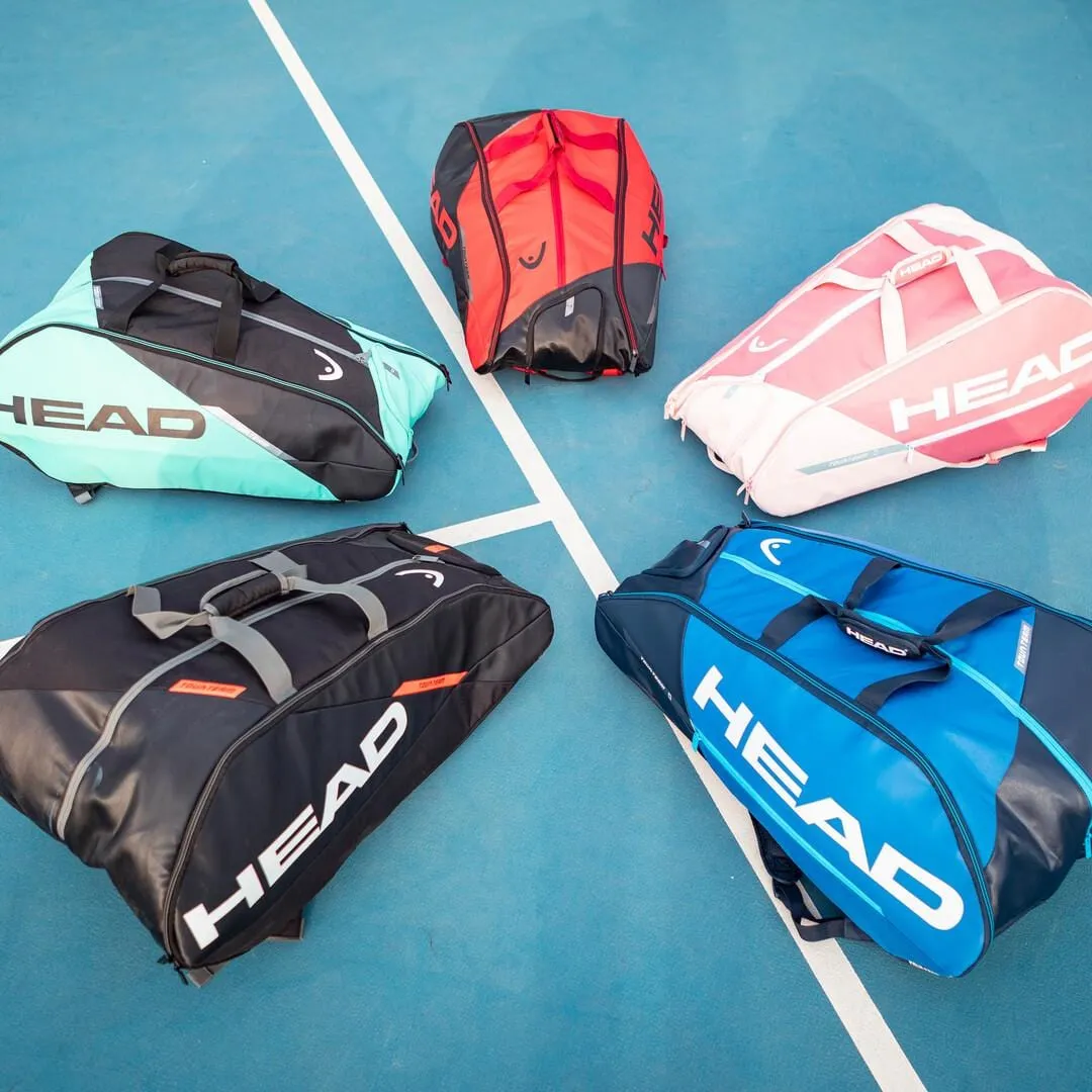HEAD Tour Team 12R Monstercombi 12 Racket Tennis Bag - Black / Orange