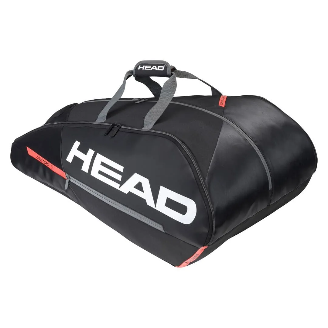 HEAD Tour Team 12R Monstercombi 12 Racket Tennis Bag - Black / Orange