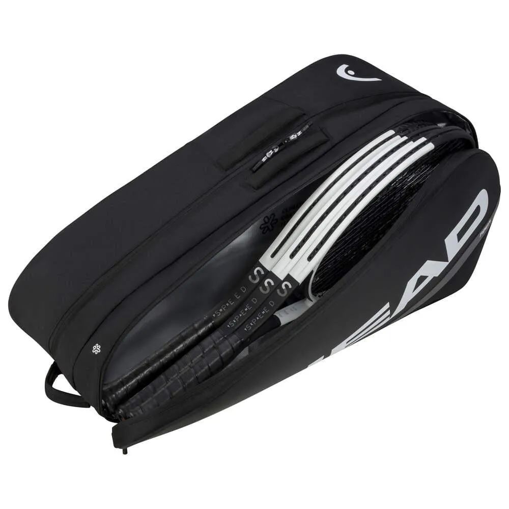 HEAD Tour Tennis Racket Bag L - Black / White