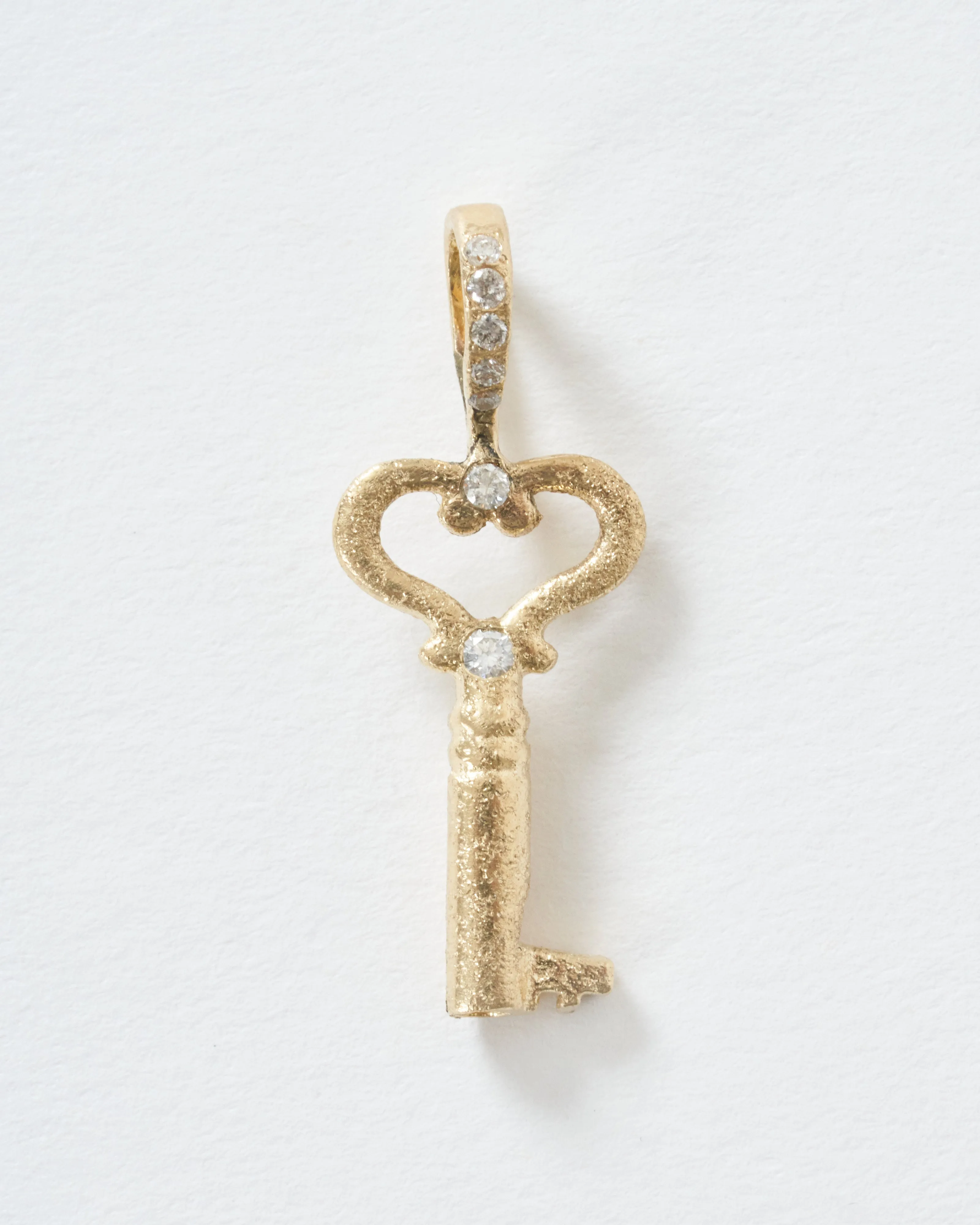 heart key charm