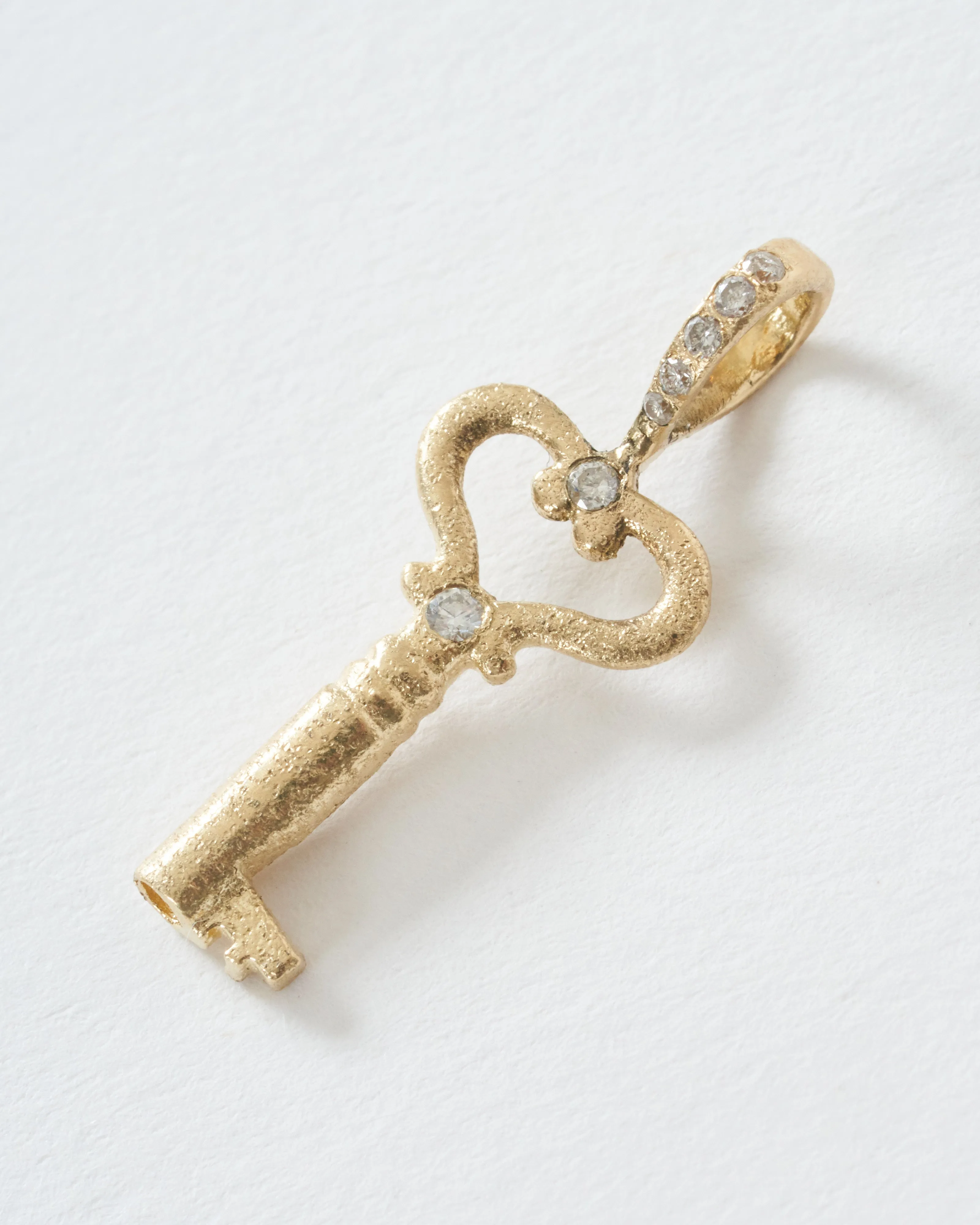 heart key charm