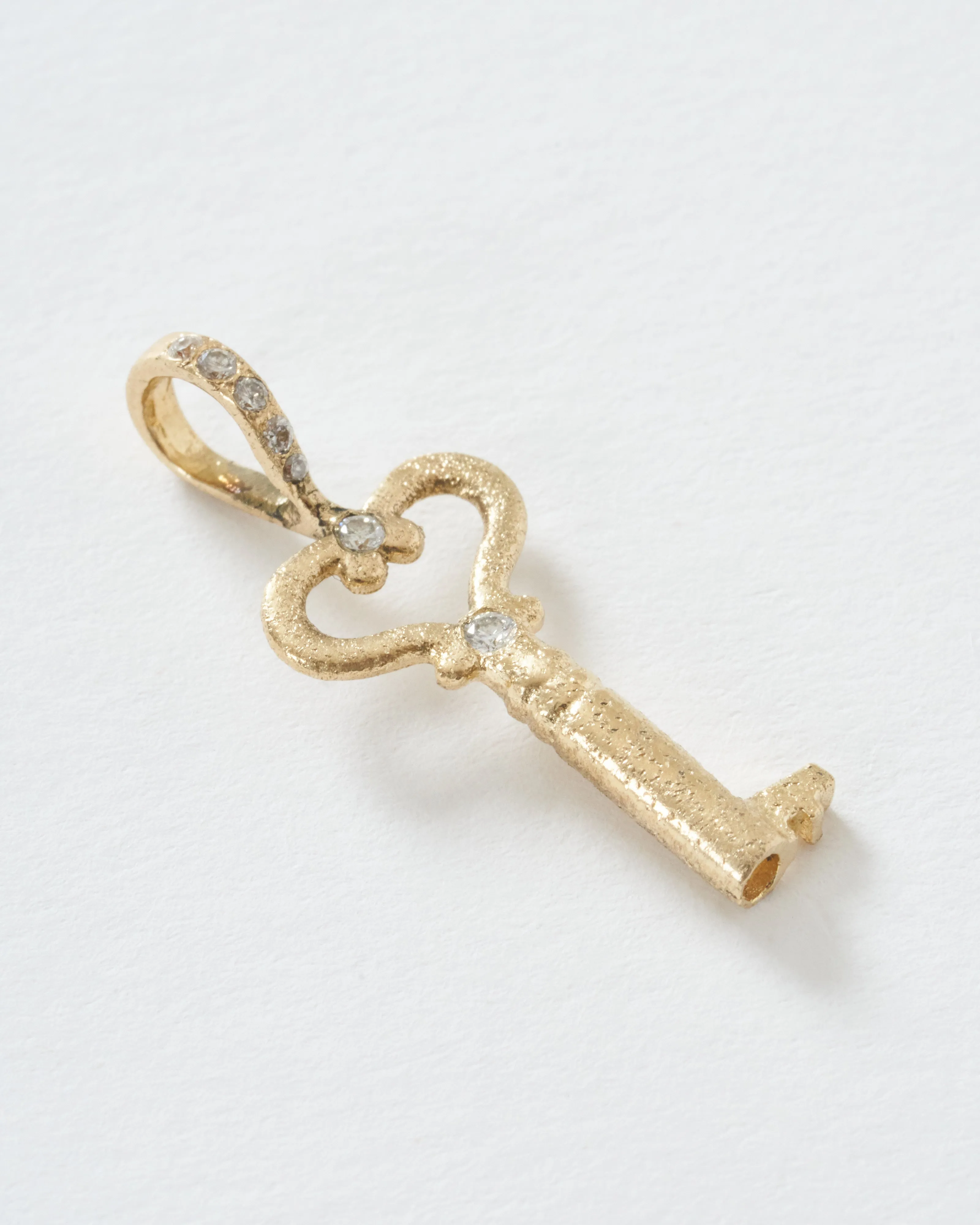 heart key charm