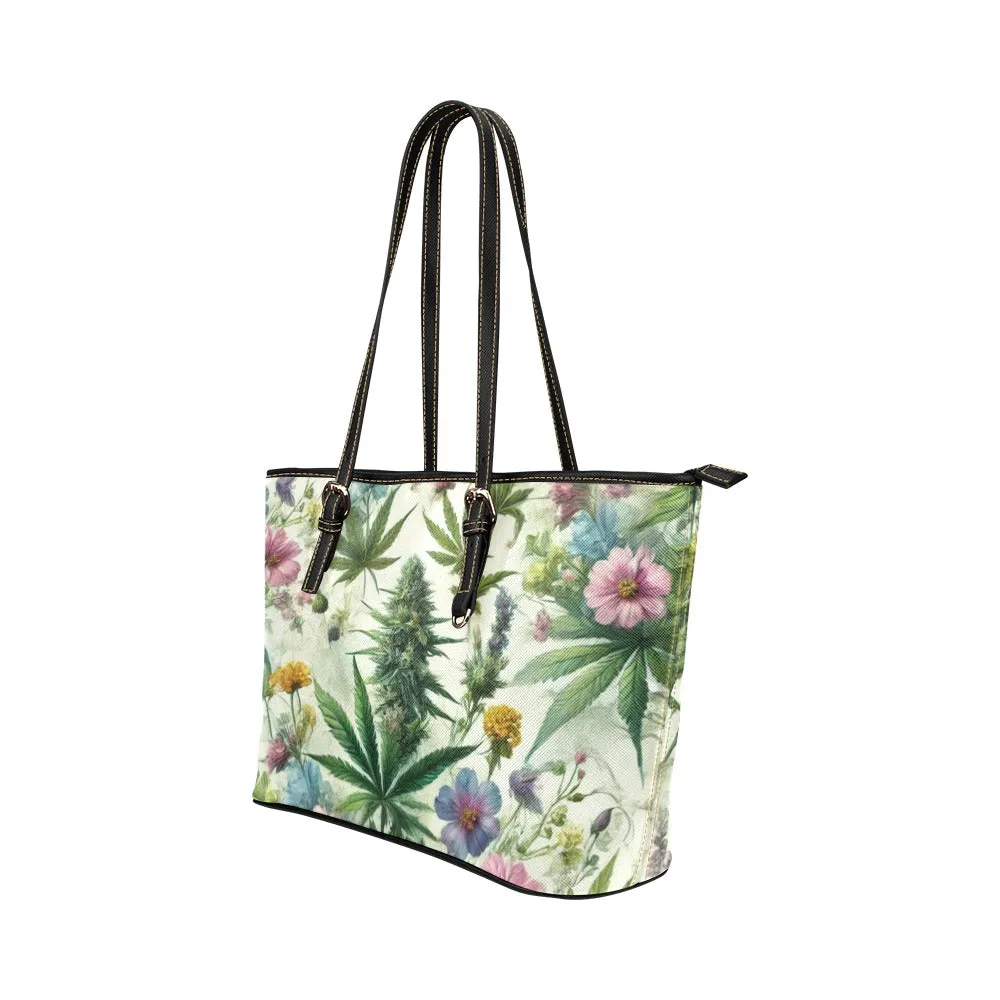 HER.B Garden Leathery Tote