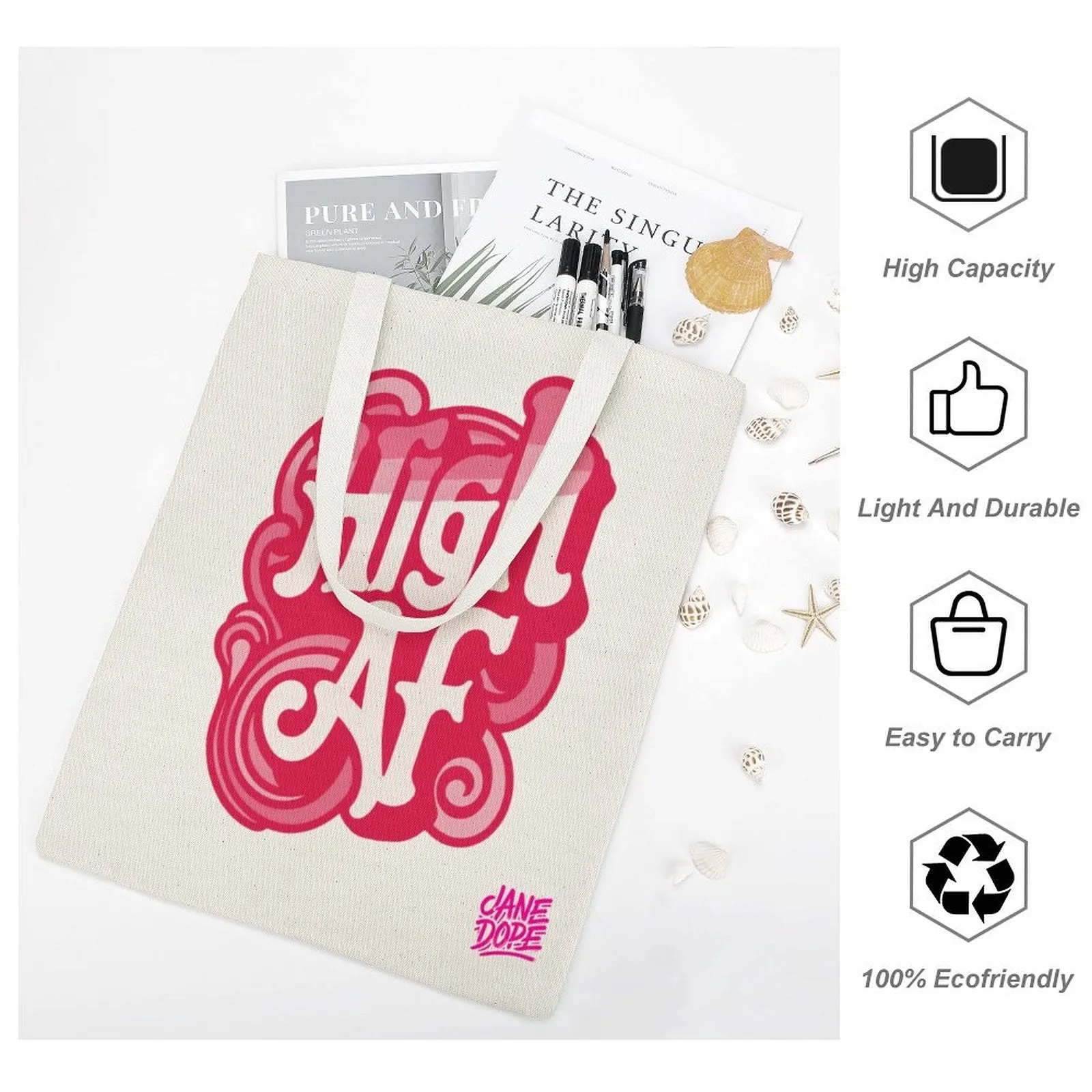 HIGH AF Tote Bag