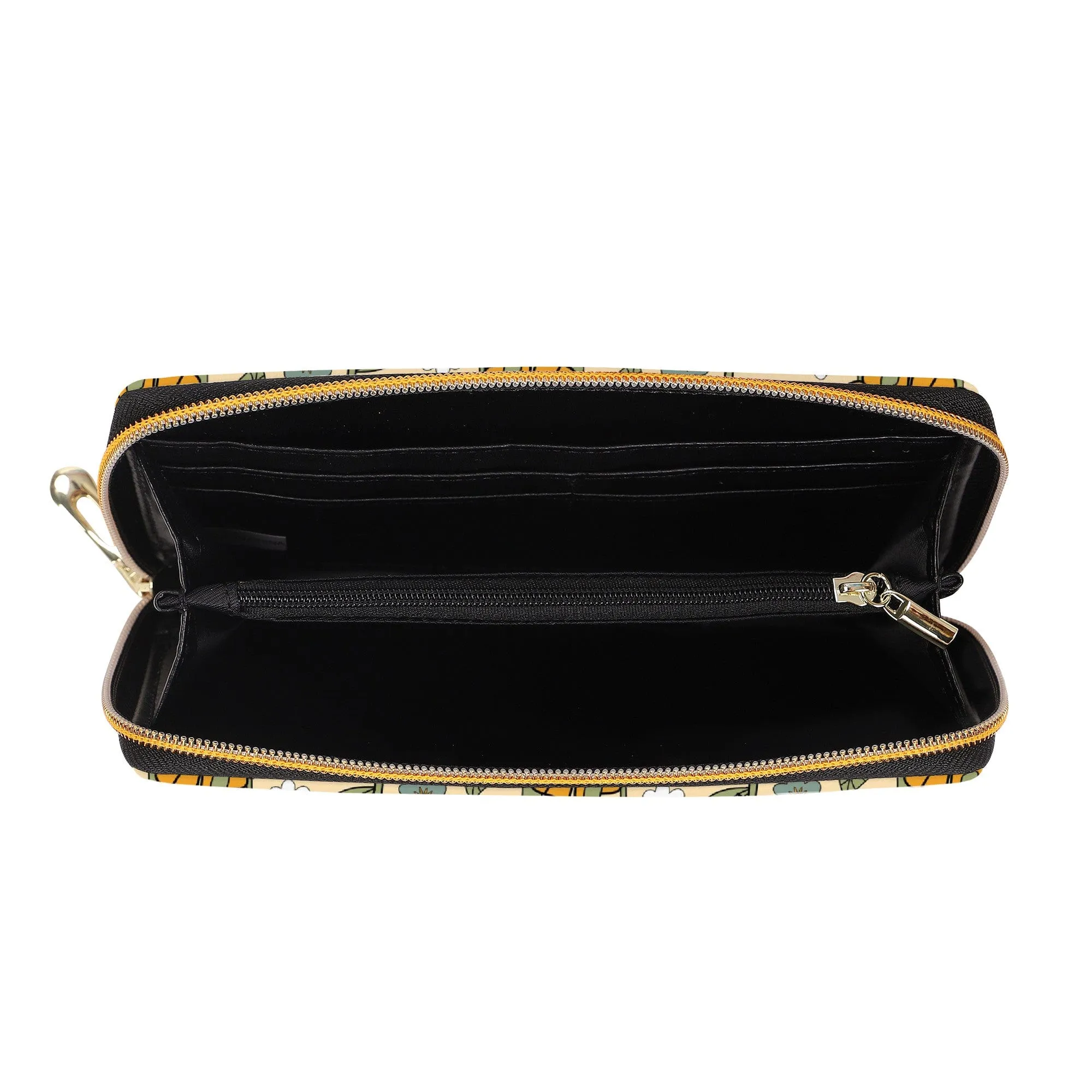 Hippie Mushroom Love Zip-Around Wallet