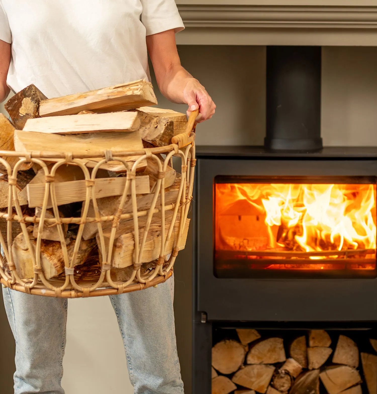 Homefire Kiln Dried Hardwood Logs - Bulk Bag (1m3)
