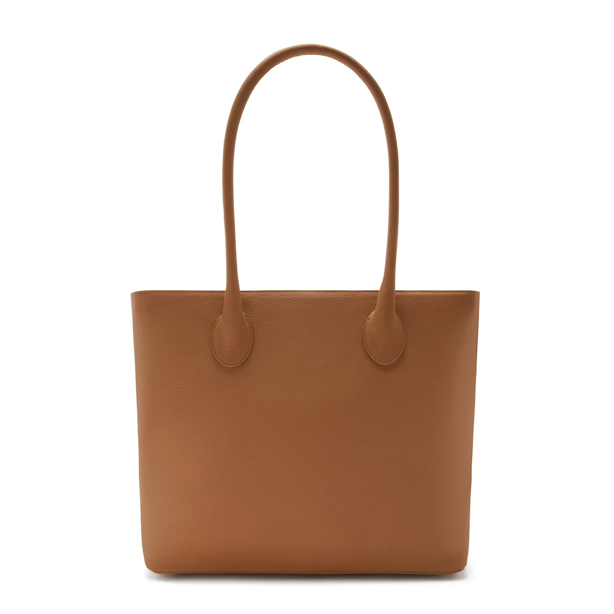 Honoré Lysanne camel calfskin leather shopper