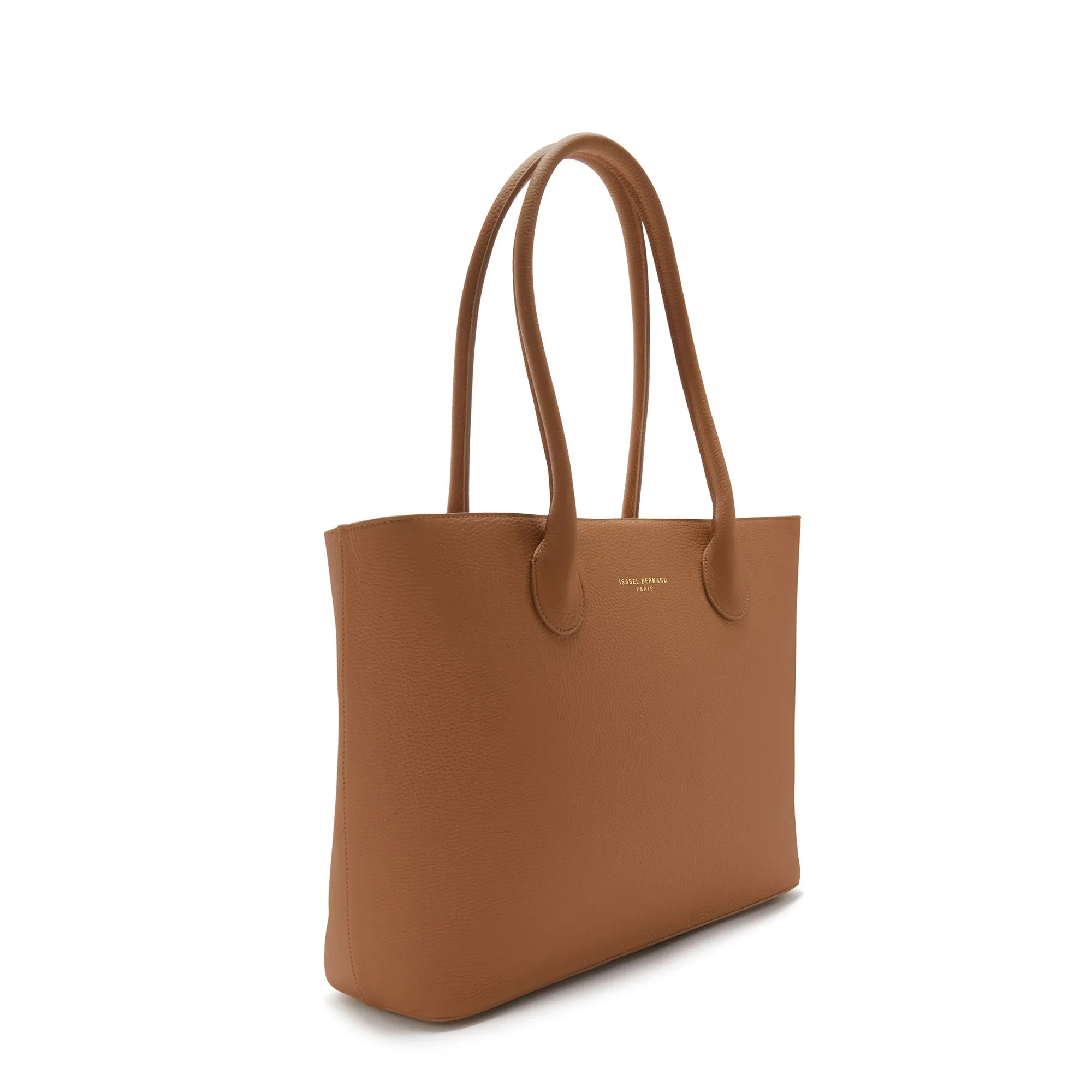Honoré Lysanne camel calfskin leather shopper