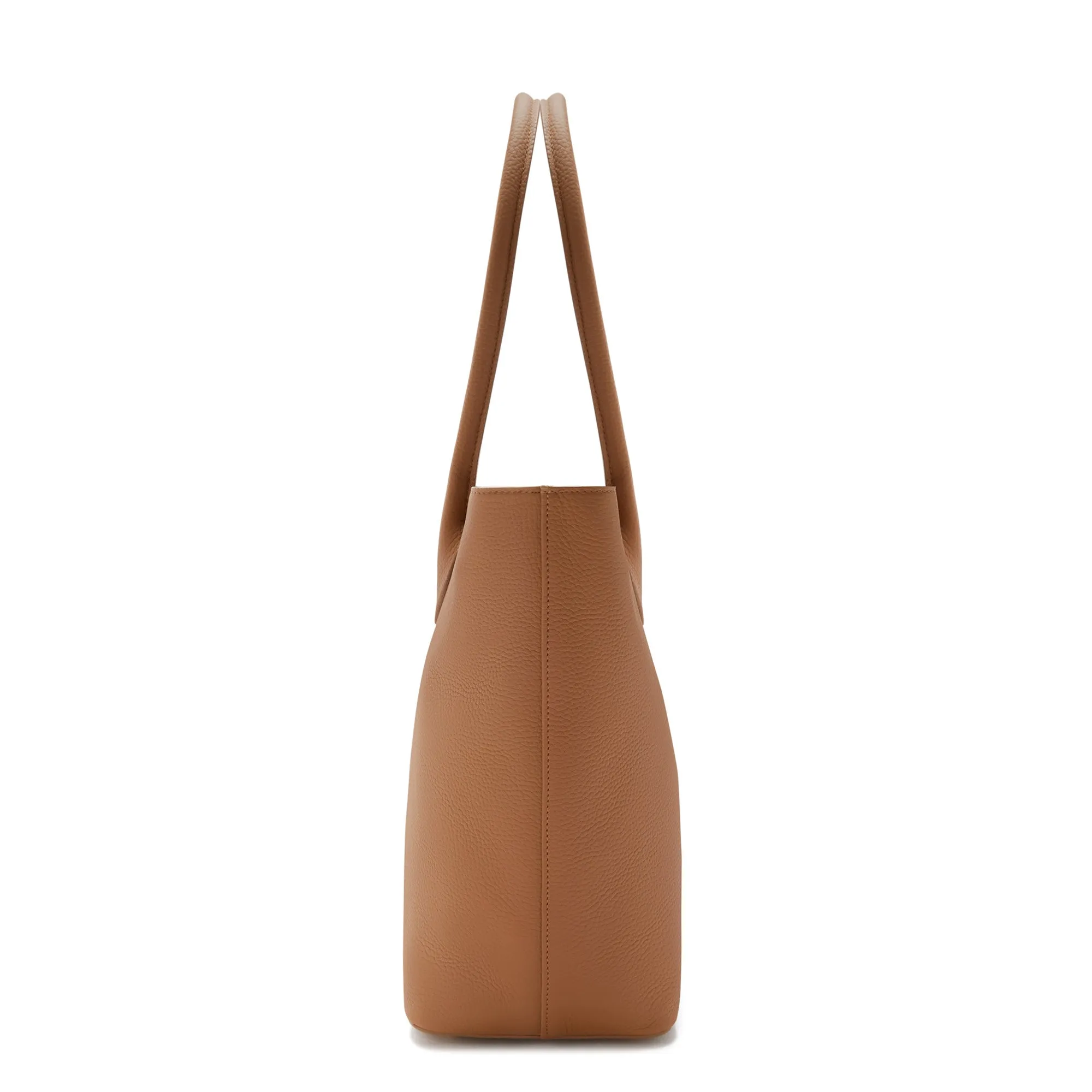 Honoré Lysanne camel calfskin leather shopper