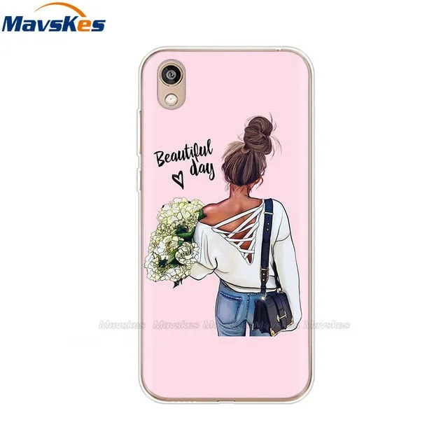 Huawei Honor 8S Case Soft Silicone TPU Phone Case Huawei Honor 8S 8 S KSE-LX9 KSE LX9 Honor8S Case Cute Protective Back Cover
