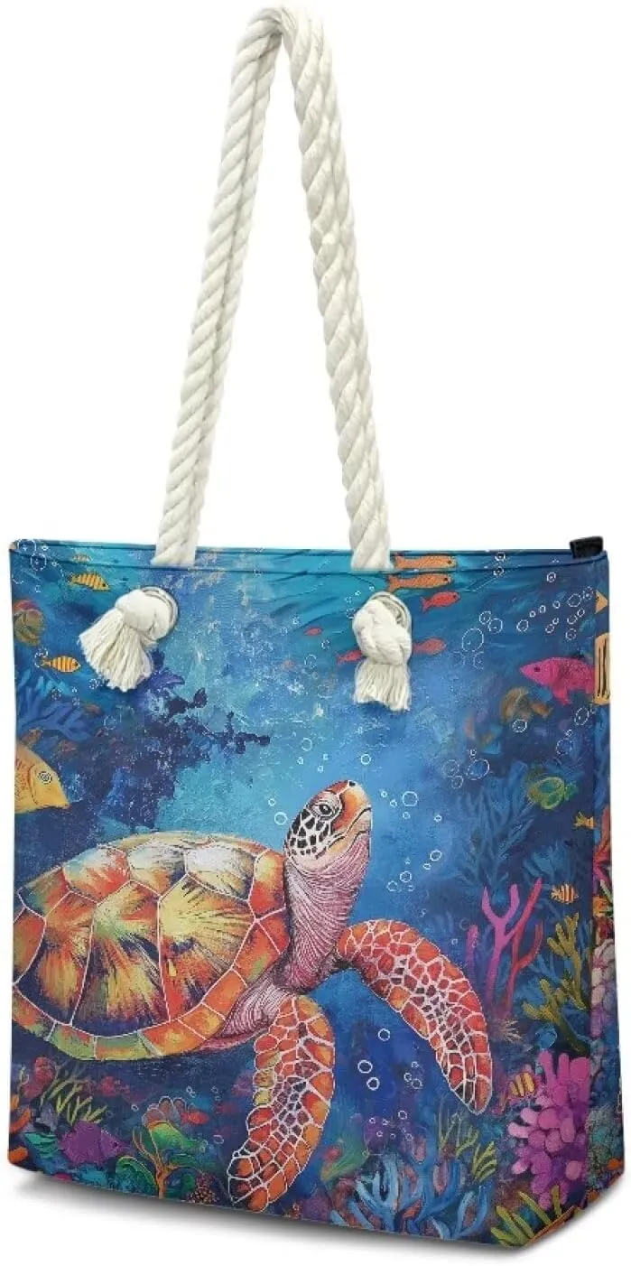HUGS IDEA Women's Top Handle Bag Casual Grocery Totes Beach Handbags for Teens Shoulder Bags