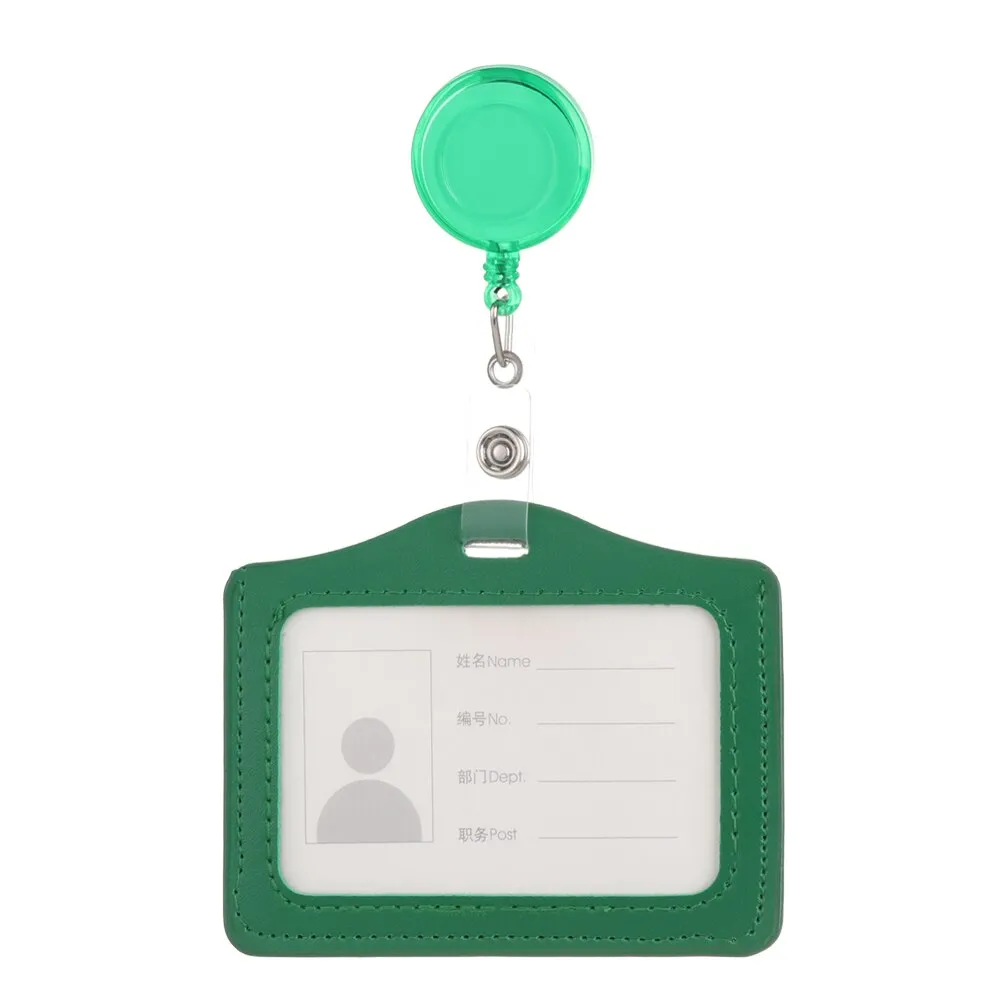 ID Card Holder   Lanyard Neck Strap Unisex ID Card Holders PU Leather Mini Coin Purse Travel Cruise