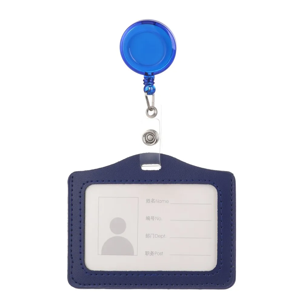 ID Card Holder   Lanyard Neck Strap Unisex ID Card Holders PU Leather Mini Coin Purse Travel Cruise