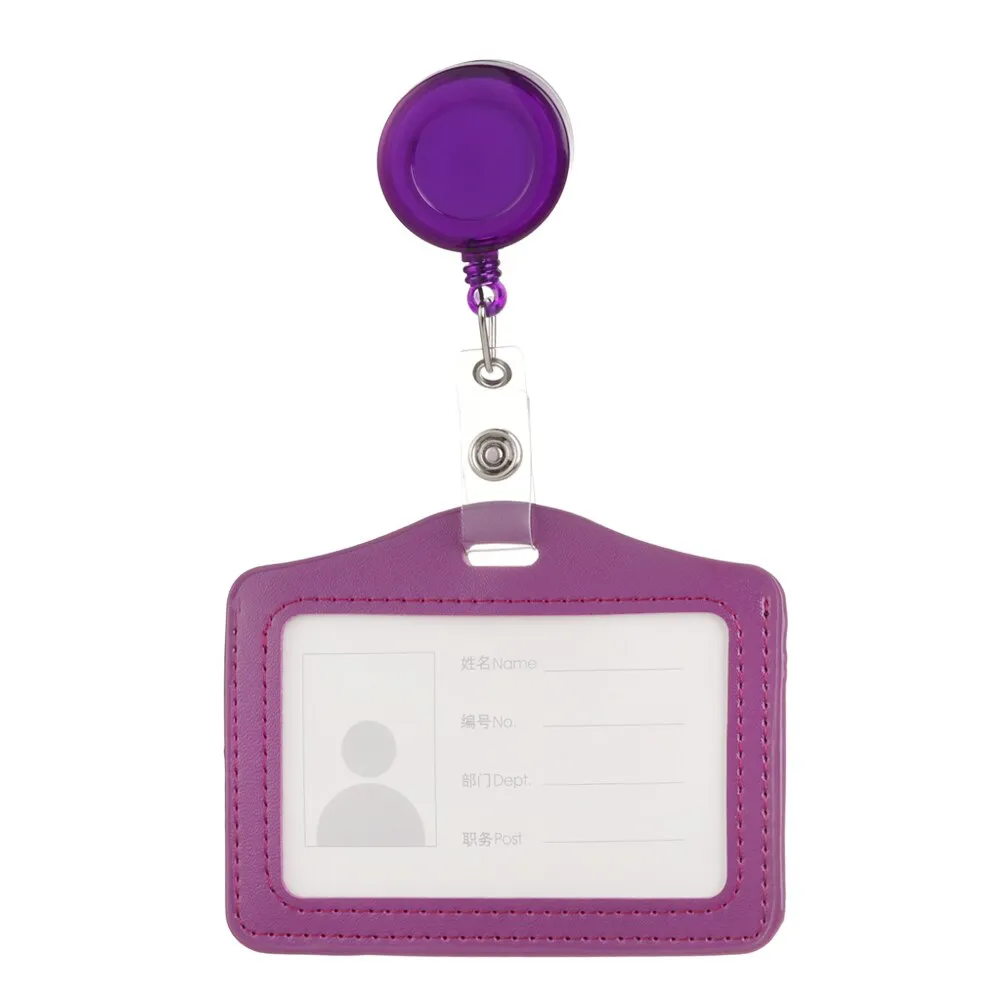 ID Card Holder   Lanyard Neck Strap Unisex ID Card Holders PU Leather Mini Coin Purse Travel Cruise