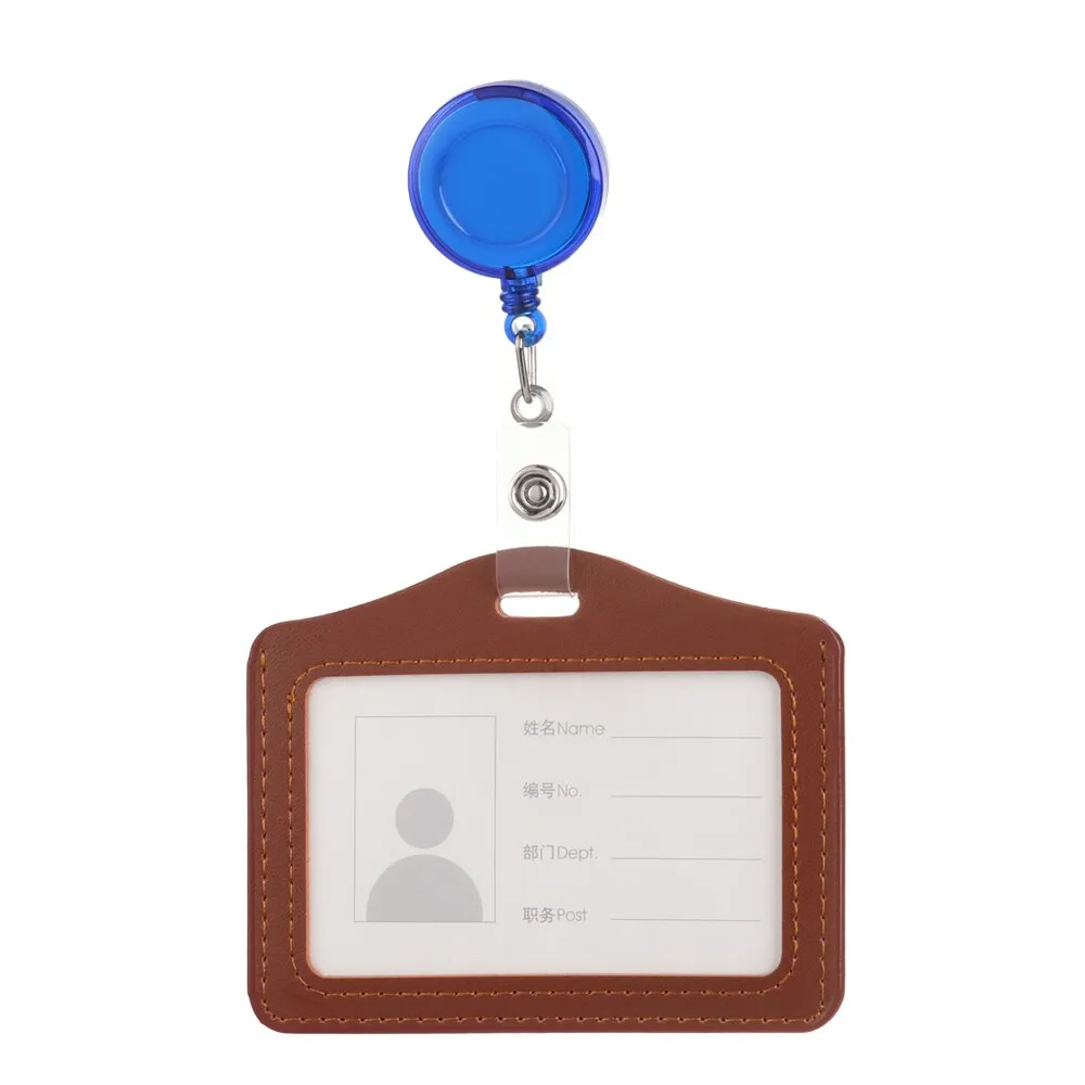 ID Card Holder   Lanyard Neck Strap Unisex ID Card Holders PU Leather Mini Coin Purse Travel Cruise