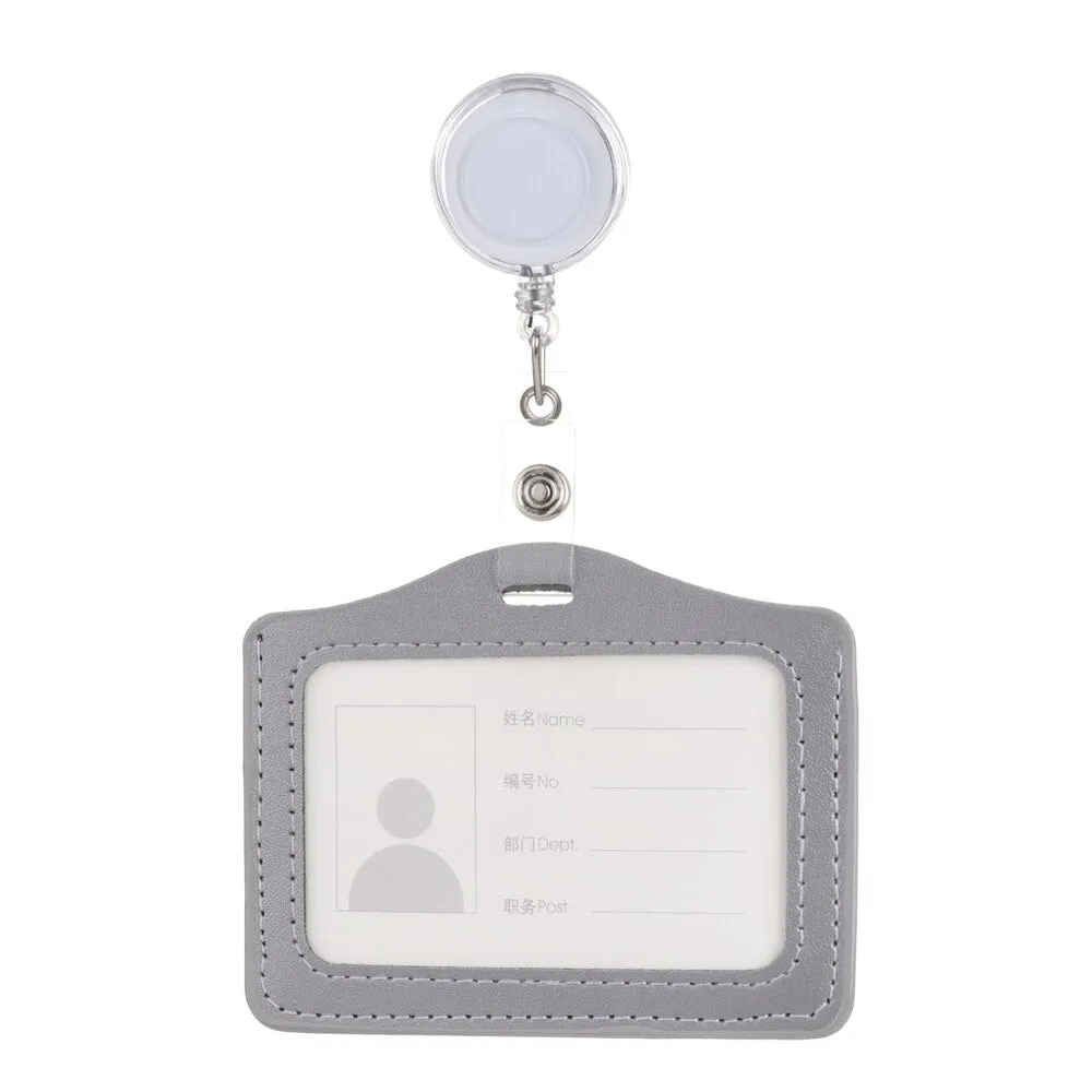 ID Card Holder   Lanyard Neck Strap Unisex ID Card Holders PU Leather Mini Coin Purse Travel Cruise