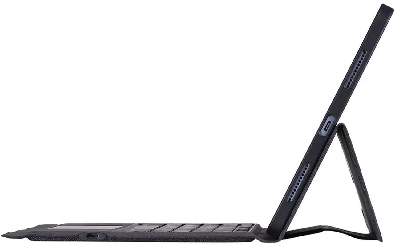 Ipad 7Th - 8Th - 9Th Generation Case with Keyboard Trackpad 10.2/10.5 Inch Ipad Air Gen 3 Case Ipad Pro 10.5 - a Smart Combo Touch Pad Keyboard and Pencil Holder Folio Book 7 8 9 Ipad - Black