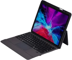 Ipad 7Th - 8Th - 9Th Generation Case with Keyboard Trackpad 10.2/10.5 Inch Ipad Air Gen 3 Case Ipad Pro 10.5 - a Smart Combo Touch Pad Keyboard and Pencil Holder Folio Book 7 8 9 Ipad - Rose Gold