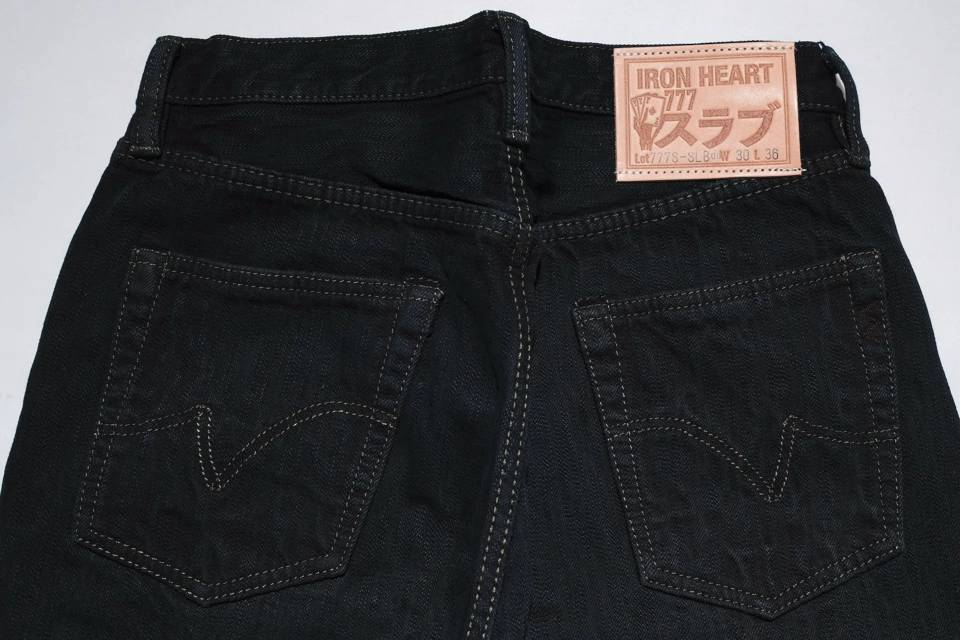 Iron Heart 16oz 777S-SLBod 'Black-Overdyed' Denim (Super Slim Tapered Fit)