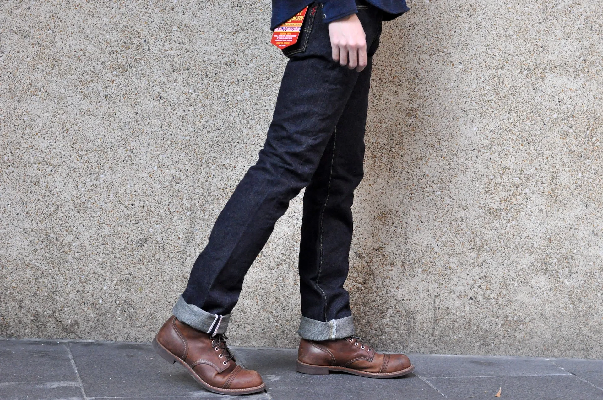 Iron Heart 19oz 555S-19L Denim (Slim Tapered Fit)