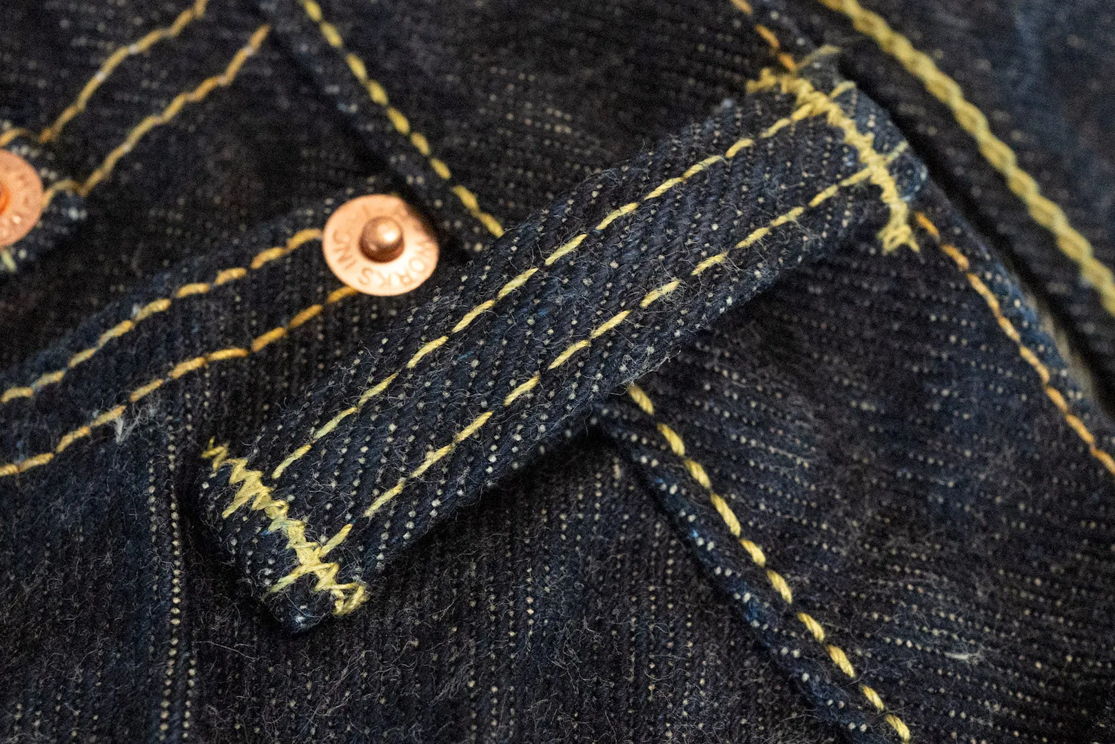 Iron Heart 19oz 555S-19L Denim (Slim Tapered Fit)