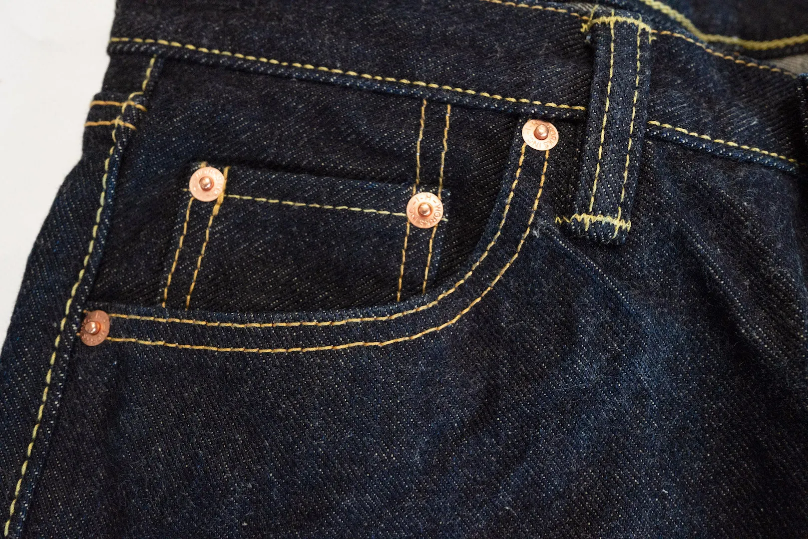 Iron Heart 19oz 555S-19L Denim (Slim Tapered Fit)