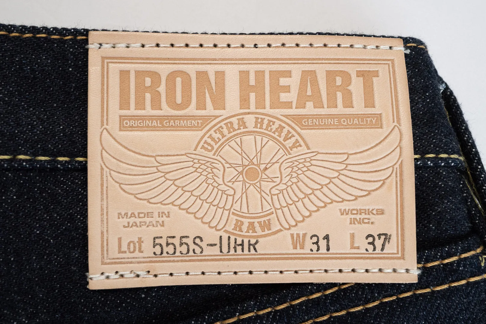 Iron Heart 555S-UHR 21/23oz Denim (Slim Tapered Fit)