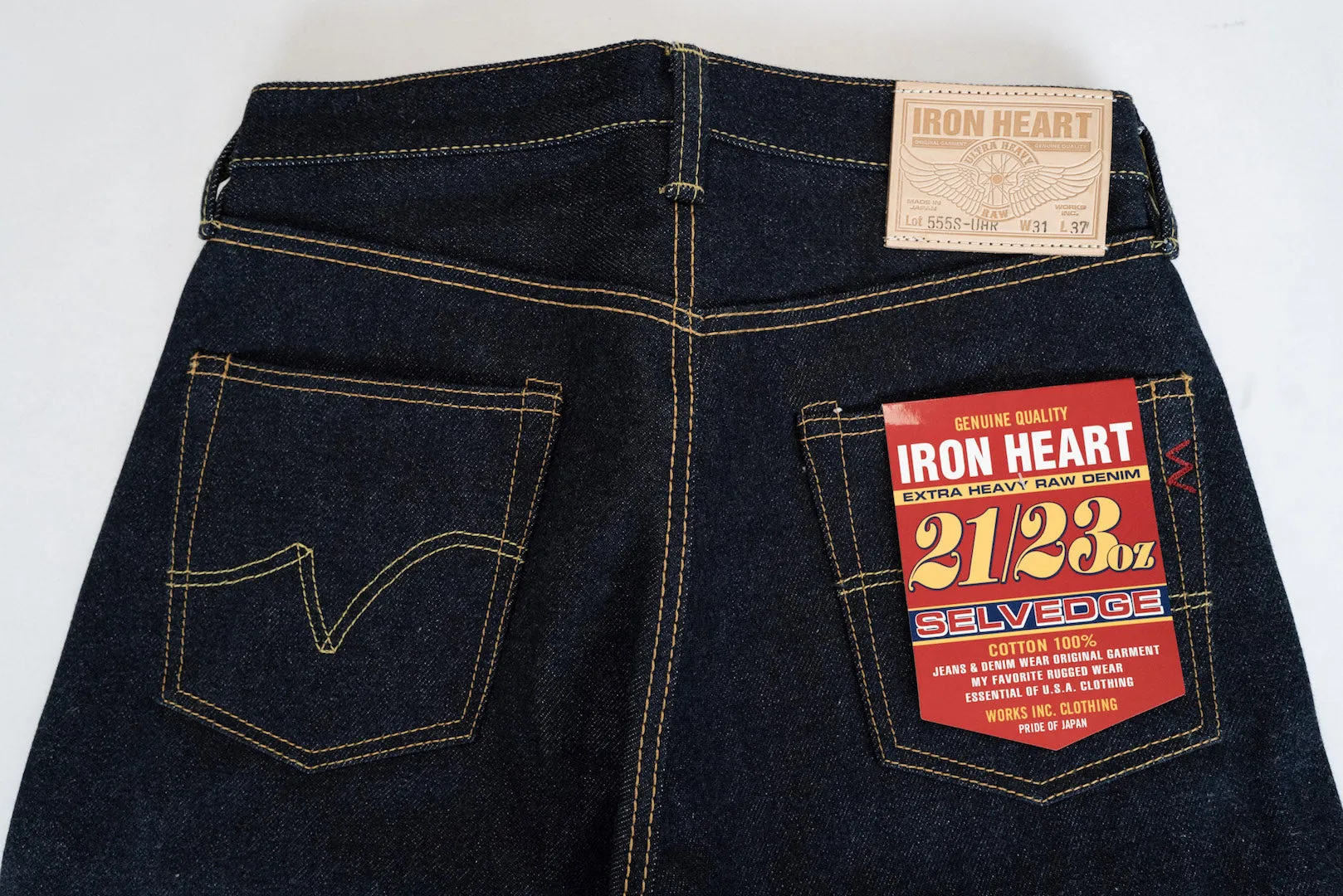 Iron Heart 555S-UHR 21/23oz Denim (Slim Tapered Fit)