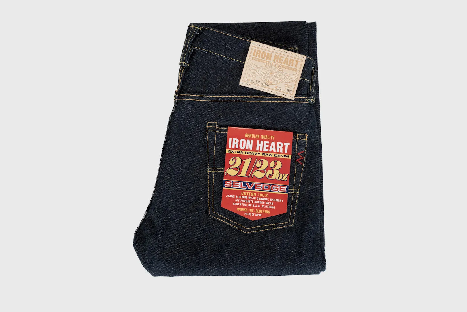 Iron Heart 555S-UHR 21/23oz Denim (Slim Tapered Fit)