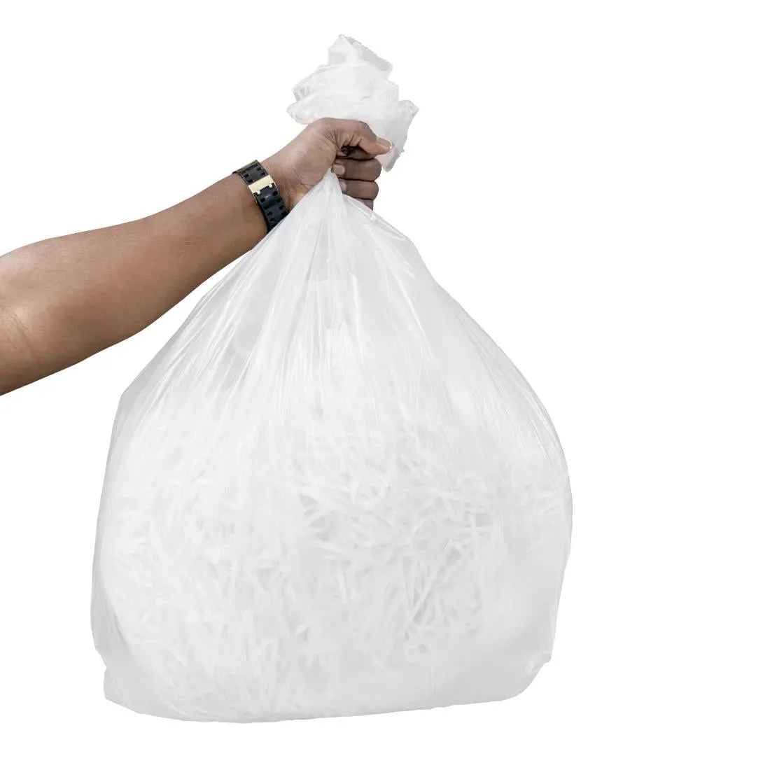 Jantex Medium Duty Bin Bags Clear 70Ltr (Pack 200)