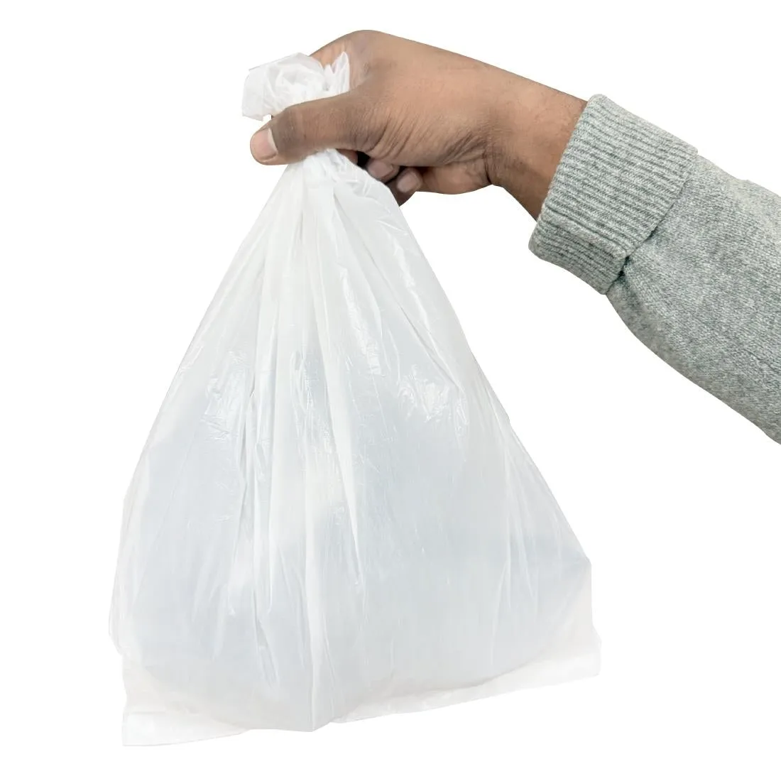Jantex Medium Duty Bin Bags White 50Ltr (200 Pack)