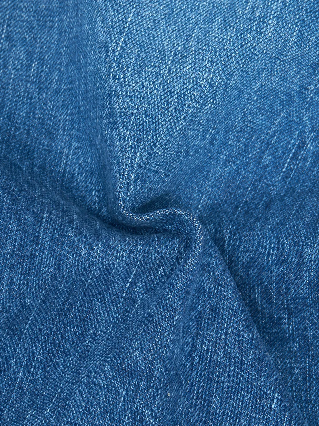 Japan Blue J201-MID 14.8oz US Cotton Stonewashed Tapered Jeans Middle Indigo